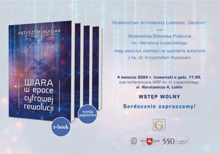 Promocja książki „Wiara w epoce cyfrowej rewolucji”